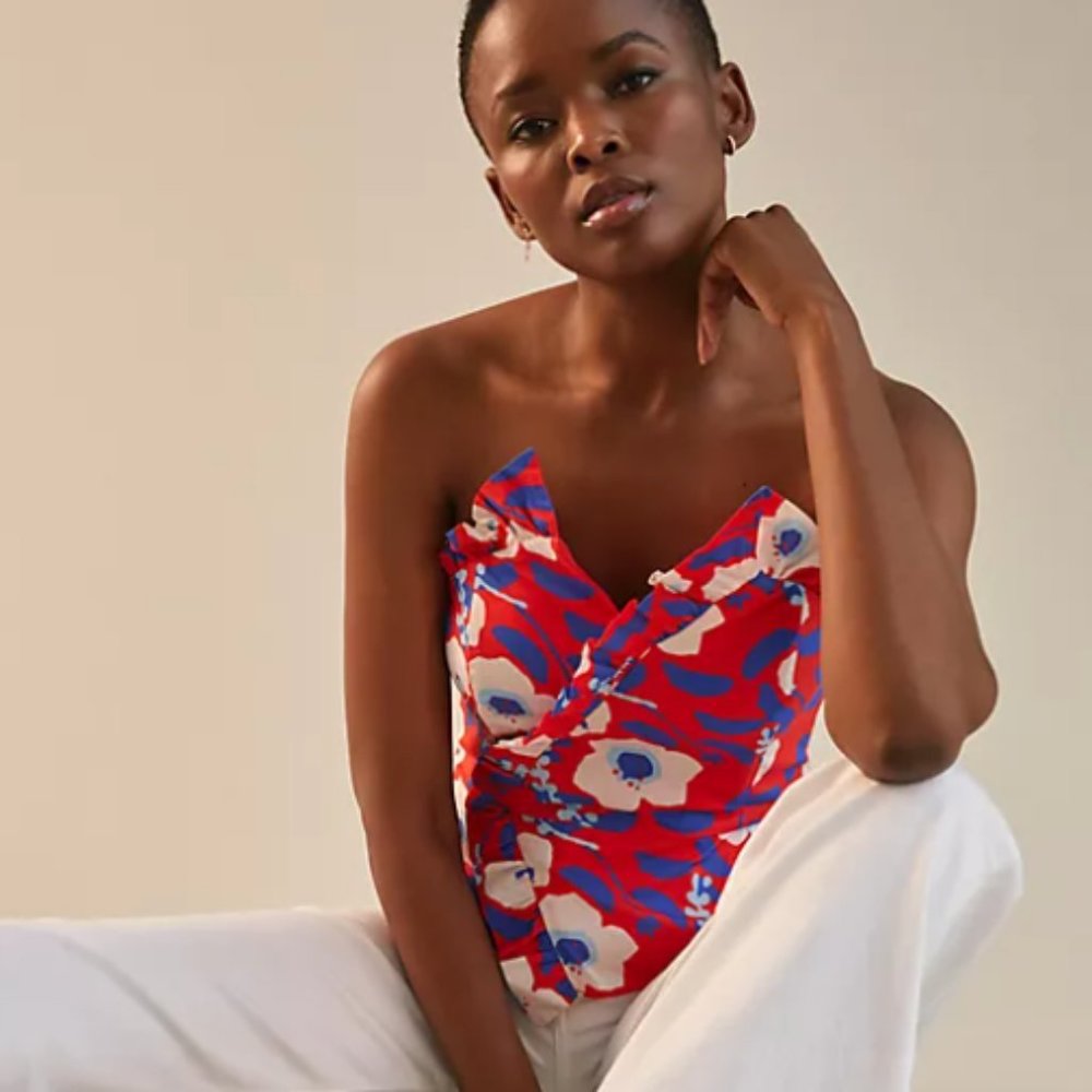 Hutch Strapless Ruffle Top - NWT - Size 10P